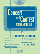 CONCERT AND CONTEST ALTO SAX Book with Online Audio Access cover